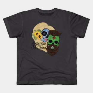 True love is eternal skulls Kids T-Shirt